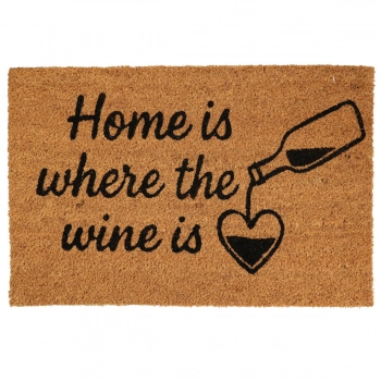 Πατάκι Εισόδου 39x59εκ. Home is where the wine is MRShome 0007001