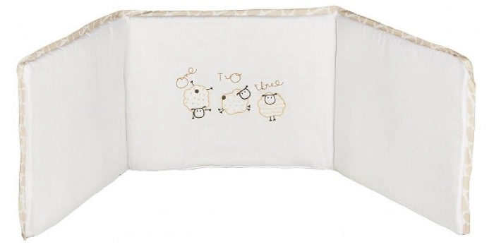 Πάντα Λίκνου Βαμβακερή 32x126εκ. Sheep Εκρού 75293