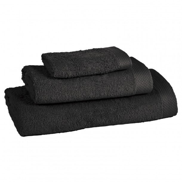 Πετσέτα Βαμβακερή Χεριών 30x50εκ. Soft Casual 5910 Μαύρη Das Home