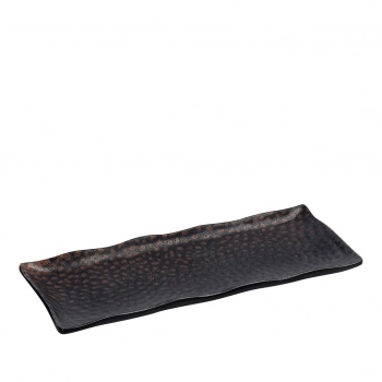 Πιατέλα Σερβιρίσματος Μελαμίνης Καφέ Sunset 27x11x2εκ. ESPIEL TOG108K4