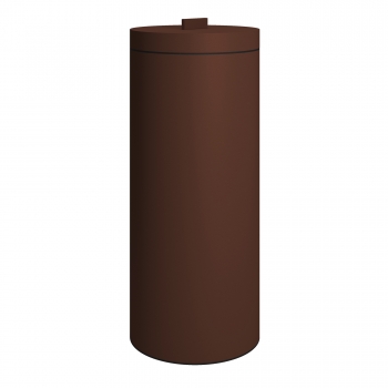 Καλάθι Απλύτων Ανοξείδωτο Matt Wenge 26x60εκ.-30ltr Pam & Co 2560-943