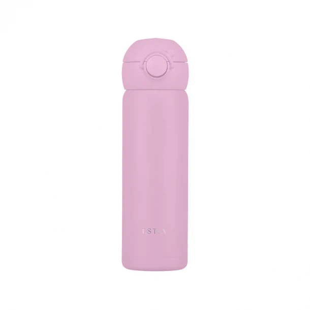 Θερμός Παιδικός Ανοξείδωτος Με Στόμιο Lavender 470ml-7x7x22εκ. Save The Aegean Estia 01-55356