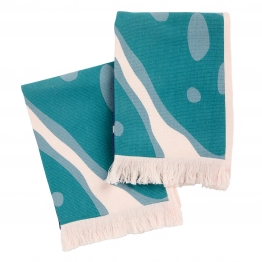 Ποτηρόπανο Σετ 2τμχ Βαμβακερό 30x50εκ. Kitchen 0888 Das Home