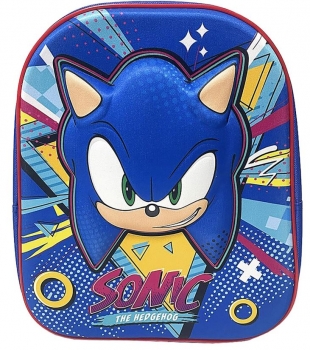 Τσάντα Πλάτης Νηπίου 3D 31εκ. Sonic 50-3114