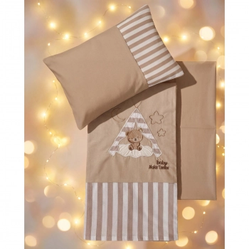 Σετ Σεντόνια 3τμχ Βαμβακερά Κούνιας 120x170εκ. Bob Makis Tselios