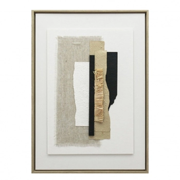 Πίνακας Χειροποίητος Σε Καμβά Mdf-Ps Plastic Πολύχρωμος ESPIEL 50x2,9x70εκ. FAL421