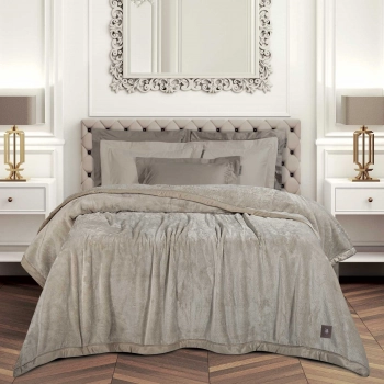 Κουβέρτα Βελουτέ Supersoft King 240x250εκ. Essential 3972 Taupe Greenwich Polo Club