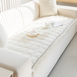 Ανώστρωμα Για Τριθέσιο Καναπέ Fleece 70x180εκ. Aspen Ecru Melinen 20005214