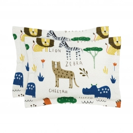 Ζεύγος Διακοσμητικές Μαξιλαροθήκες Microfiber 50x70+5εκ. Kids 4983 Multicolor Das Home