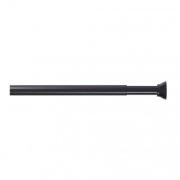 Βραχίονας Μπάνιου Πτυσσόμενος Αλουμινίου 110-185εκ./Φ2εκ. Black Sealskin 800616