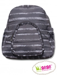 Παιδικό Backpack 22x9x30εκ. BW Stripes Minene MN9524