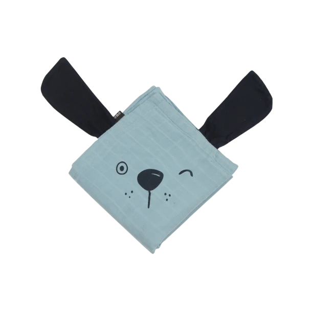 Μουσελίνα Bamboo 120x100εκ. Πολλαπλών Χρήσεων Ζωάκι Μπλε 18308016120OS