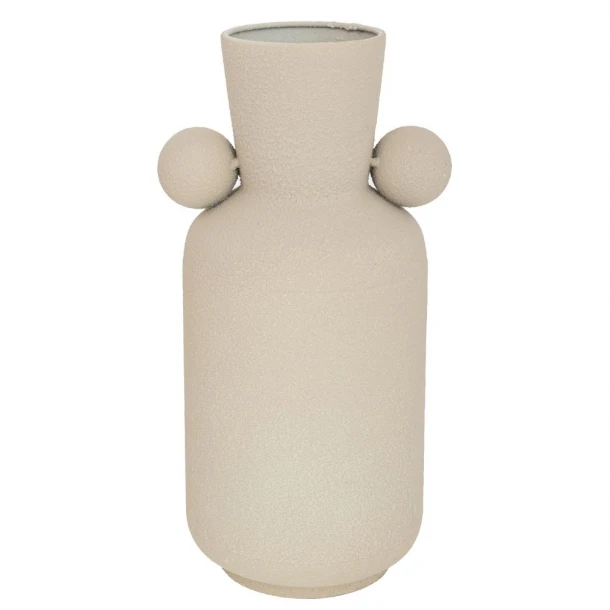 Βάζο Μεταλλικό Κρεμ 15x15x34,5εκ. iliadis 92558