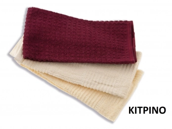 Πετσέτα Κουζίνας Βαμβακερή Frotte 40x70εκ. Κίτρινη DimCol