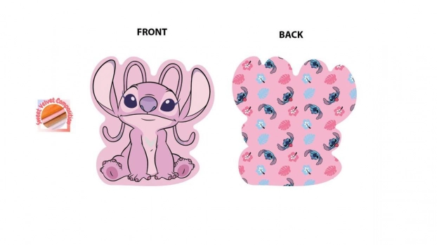 Διακοσμητικό Μαξιλάρι Velboa 20εκ. Angel 698 Pink Disney Home