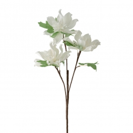 Λουλούδι Τριπλό Λευκό 88εκ. Zen Collection 23.48780