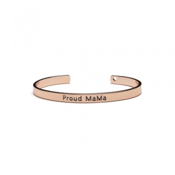 Βραχιόλι-Χειροπέδα Mama Rose Gold Proud Mama PM-421