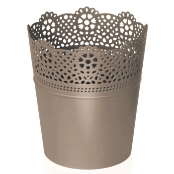 Κασπώ Πλαστικό Μπεζ Lace Φ14x16εκ. iliadis 94359