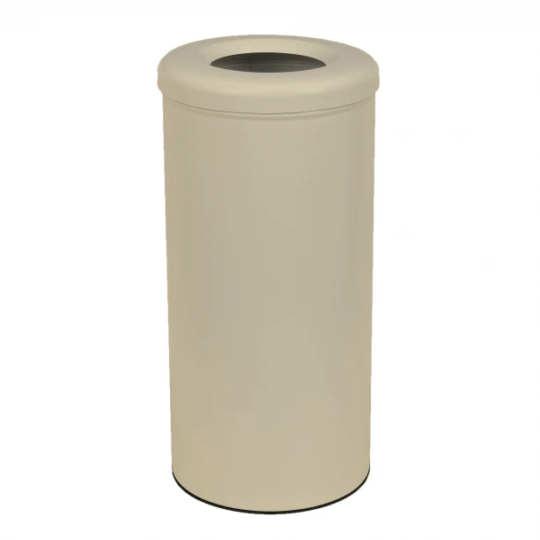 Καλάθι Απλύτων 30lt Ανοξείδωτο Matt Ivory Pam & Co Φ25x57εκ. 29-2557-703