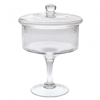 Φοντανιέρα Γυάλινη Διάφανη Φ18x25εκ. iliadis 91970