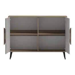 Μπουφές Gora pakoworld sonoma-μπεζ οψη μαρμαρου 110x35.5x82εκ