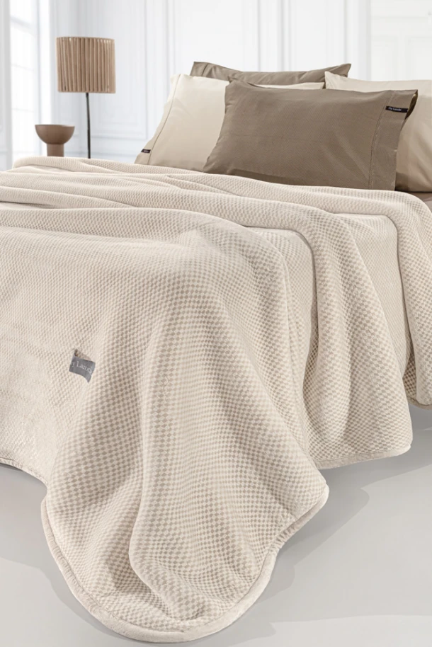 Κουβέρτα Ultrasoft Ζακάρ Υπέρδιπλη 220x240εκ. Cheval Perla Guy Laroche