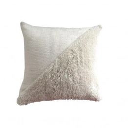 Διακοσμητική Μαξιλαροθήκη Βαμβακερή Λευκή Art Et Lumiere 45x45εκ. 10985