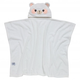 Κάπα Με Κέντημα Polyester 70x90εκ. Bath 4942 Λευκή Das Baby