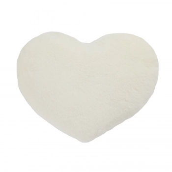 Διακοσμητικό Μαξιλάρι Καρδιά Polyester 25x33εκ. Deco 2296 White Das Home