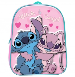 Τσάντα Πλάτης Νηπίου Stitch & Angel 3d 26x11x31εκ. Justnote 50-3258