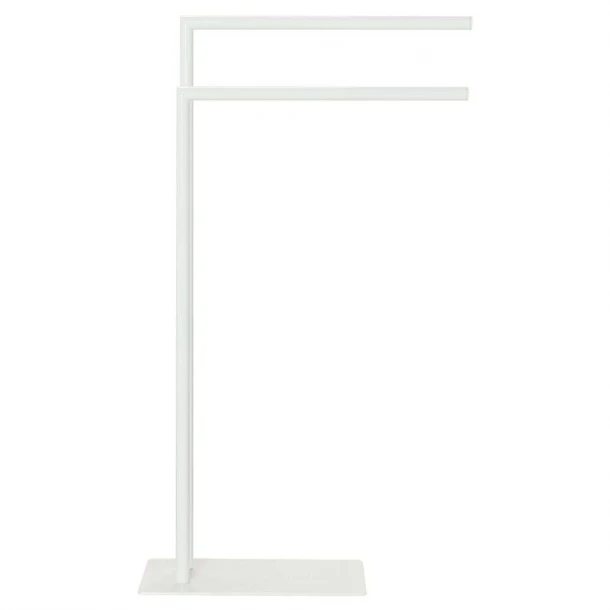 Κρεμάστρα-Πετσετοθήκη Επιδαπέδια 2 Θέσεων Μεταλλική 49x20x80εκ. Tube White Sealskin 362383210