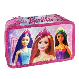 Κασετίνα Τριπλή Γεμάτη Barbie 19,5x7x12,5εκ. Justnote 50-3144