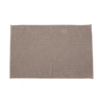 Ταπέτο Μπάνιου Polyester Beads Καφέ Estia 80x50x1εκ. 02-20729