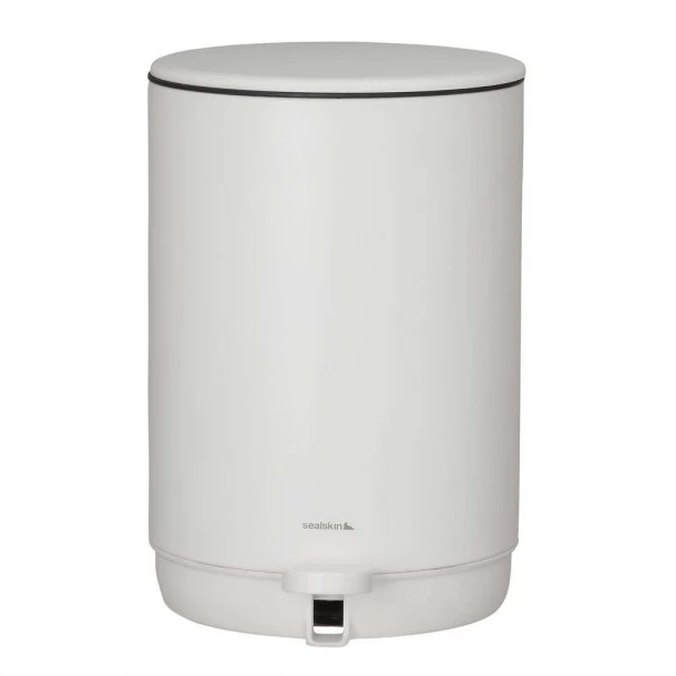 Καλάθι Απορριμμάτων Μεταλλικό 5lt Mind White Sealskin 800065