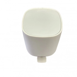 Καλάθι Απορριμμάτων 5L-21x21x27εκ. ABS Soft Close Λευκό Ματ MRShome DS-8865PL1