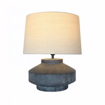 Φωτιστικό Επιτραπέζιο Κεραμικό Γκρι-Ανθρακί Art Et Lumiere Φ40x47,5εκ. 30188