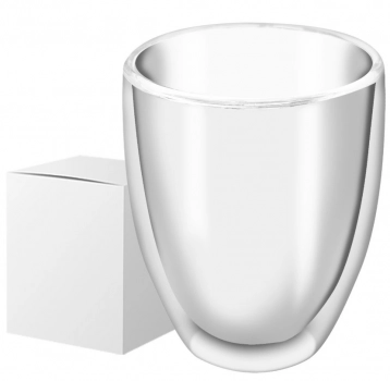 Κούπα Διπλό Γυαλί Borosilicate 8x12εκ.-350ml Homie 80-2160