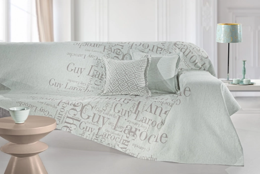 Ριχτάρι Τριθέσιος 180x300εκ. Polycotton-Acrylic  Stamp Mint Guy Laroche