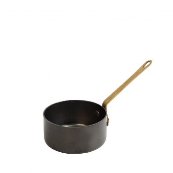 Μπωλάκι-Ντιπ Σερβιρίσματος Ανοξείδωτο 18/10 Με Λαβή Snow Black ESPIEL 20x10x5εκ./300ml FEV402