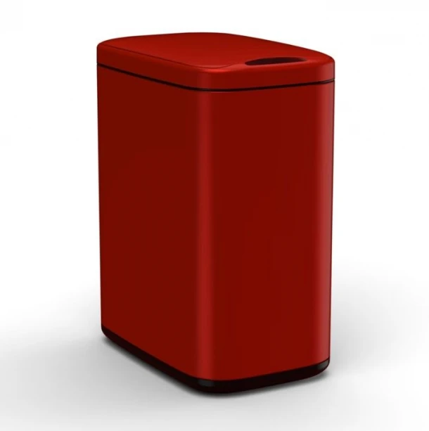 Αυτόματος Κάδος Με Φωτοκύτταρο 8lt Κόκκινο Βουργουνδίας 18x28x37εκ. MRShome MRS45008R