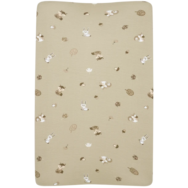 Κάλυμμα Αλλαξιέρας Βαμβακερό  Forest Animals Sand Meyco MEY-106.165.33.01A