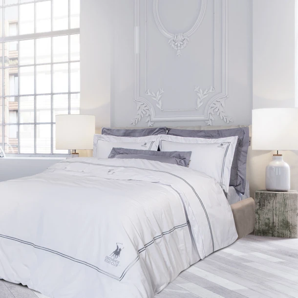 Σετ Σεντόνια Βαμβακοσατέν King 280x270εκ. Premium 2127 Greenwich Polo Club
