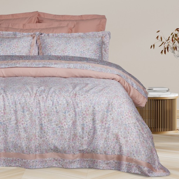 Σετ Σεντόνια Tencel Υπέρδιπλα 220x240εκ. Executive 1707 Pink Das Home