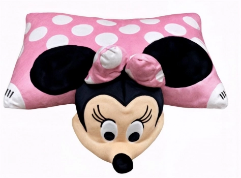 Διακοσμητικό Μαξιλάρι-Λούτρινο Polyester 45x28εκ. Disney Home Minnie 88 Pink DimCol