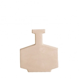 Βάζο Κεραμικό Μπεζ-Χρυσό ESPIEL 26,5x6,2x30εκ. TOF252