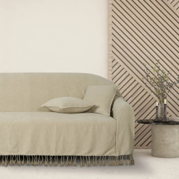 Ριχτάρι Chenille Διθέσιος 180x250εκ. Throws Line 0271 Taupe Das Home