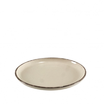 Πιάτο Ρηχό Φαγητού Stoneware Tuscany Cream ESPIEL 27x2,5εκ. ATA155K6
