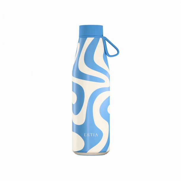 Θερμός-Μπουκάλι Ανοξείδωτο Ocean Waves Flow Save The Aegean Estia 500ml 01-42141