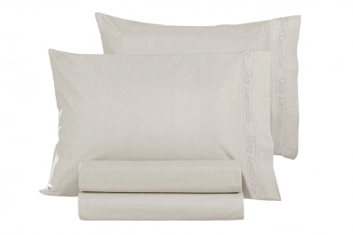 Ζεύγος Μαξιλαροθήκες Βαμβακερές 50x70εκ. Color Plus Ivory Guy Laroche