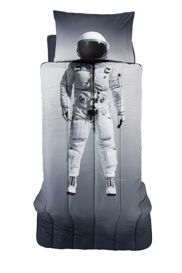 Σετ Πάπλωμα Microsuede Μονό 160x220εκ. Space Saint Clair